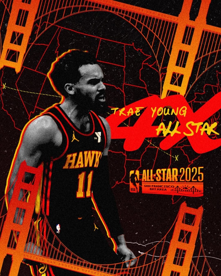 递补入选全明星阵容！特雷-杨：生活中有些事比自己重要 4次啦