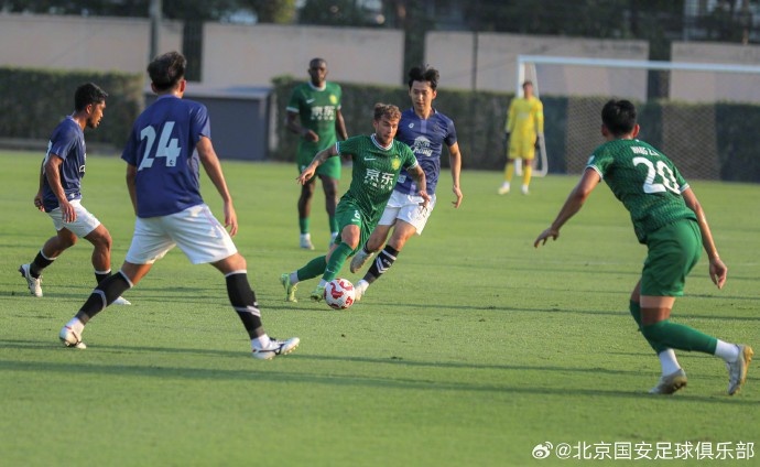 教学赛：北京国安1-1拉查武里 曹永竞助攻法比奥得分 ​​​